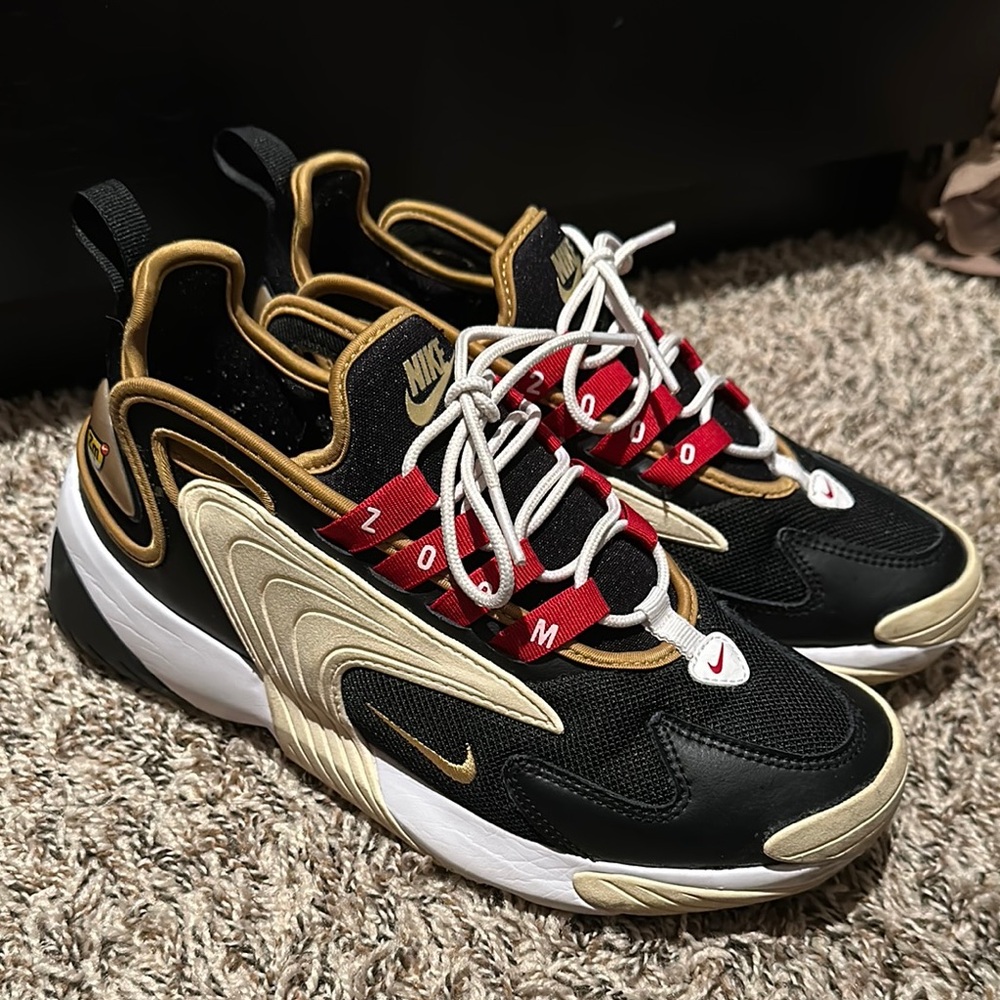 Nike Zoom Sneakers - Black and Gold
